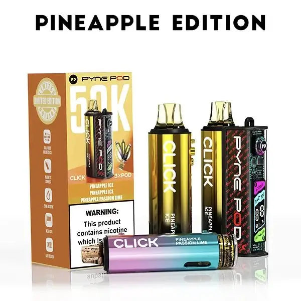 Pyne Pod Click 50K Prefilled Vape | TPD - Box of 10 | only £90.99 | Cheapest Vape Shop in Uk