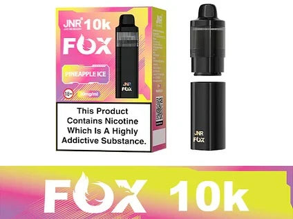 JNR Fox 10K Prefilled Pod Vape Kit | only £9.99 | Cheapest Vape Shop in Uk