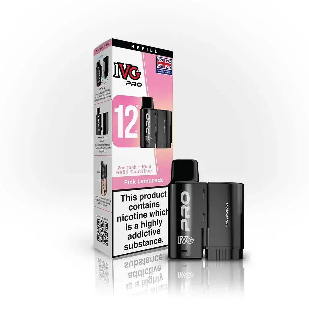 IVG Pro 12 Prefilled Pods | Only £6.99 | Any 3 For £17.99 | only £6.99 | Cheapest Vape Shop in Uk