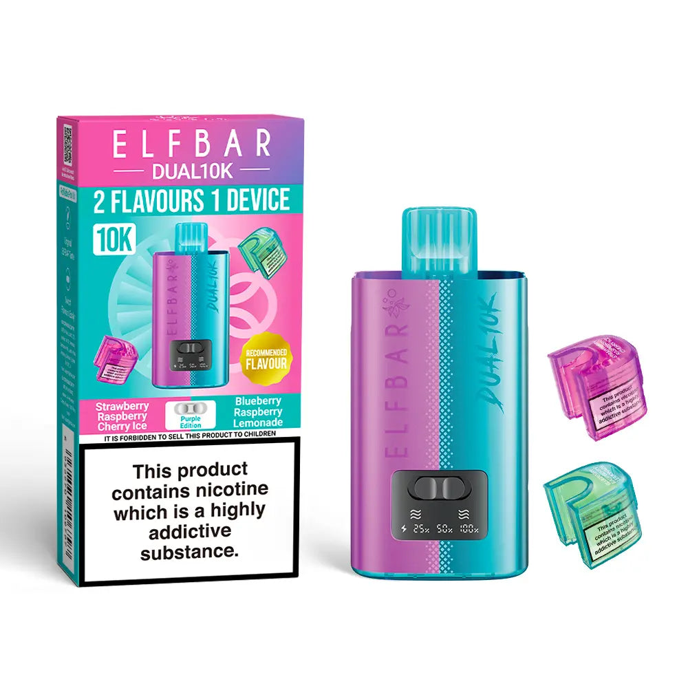 Elf Bar Dual 10K Prefilled Vape | only £8.99 | Cheapest Vape Shop in Uk