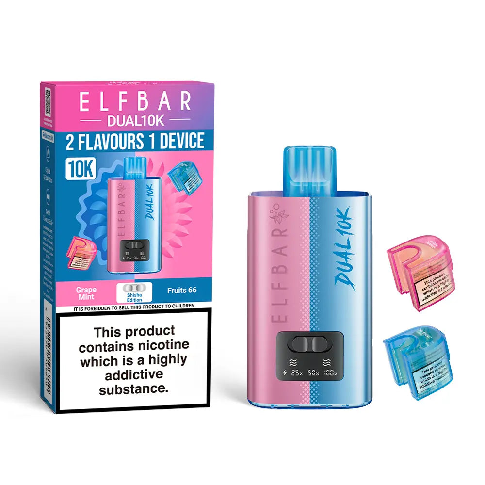 Elf Bar Dual 10K Prefilled Vape | only £8.99 | Cheapest Vape Shop in Uk