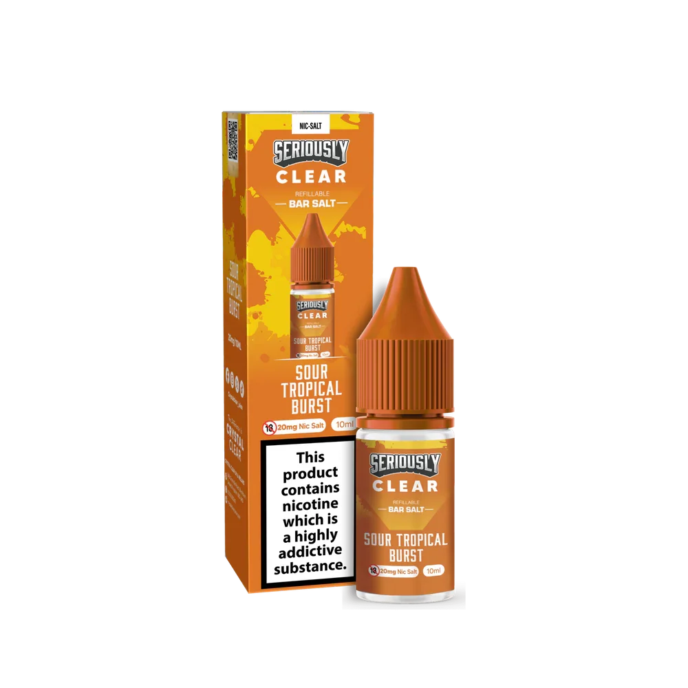 Seriously Clear Nic Salt E-Liquid | only £3.99 | Cheapest Vape Shop in Uk