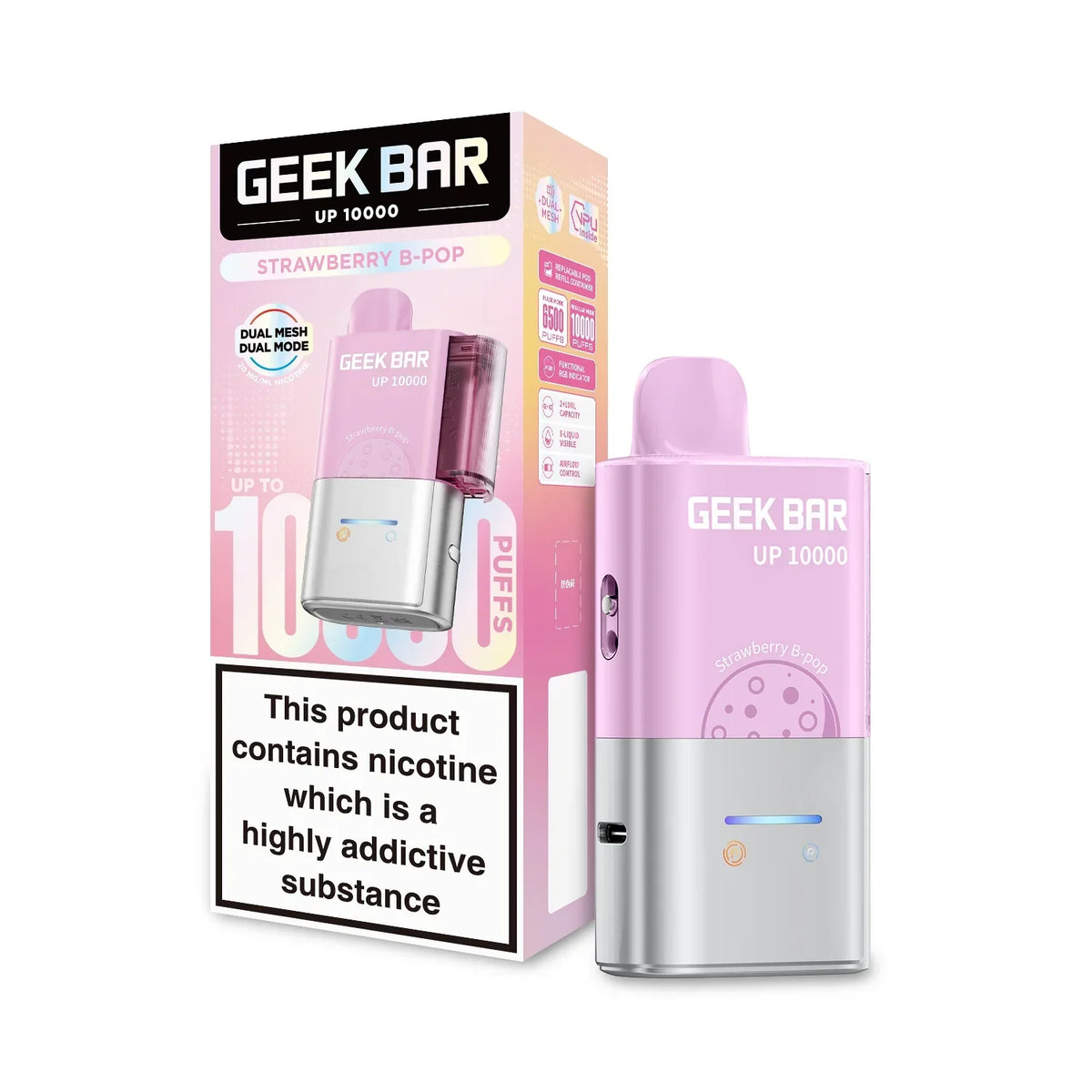 Geek Bar Up 10000 Prefilled Pod Kit | only £8.99 | Cheapest Vape Shop in Uk
