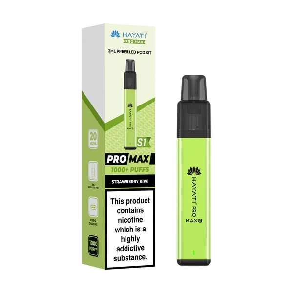 Hayati Pro Max S1 1000+ Puff Pre-Filled Pod Kit - Box of 10 | only £39.99 | Cheapest Vape Shop in Uk