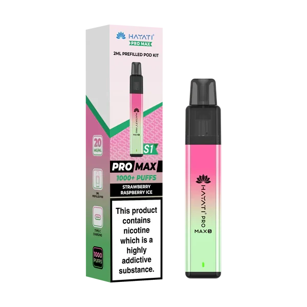 Hayati Pro Max S1 1000+ Puff Pre-Filled Pod Kit | only £5.99 | Cheapest Vape Shop in Uk