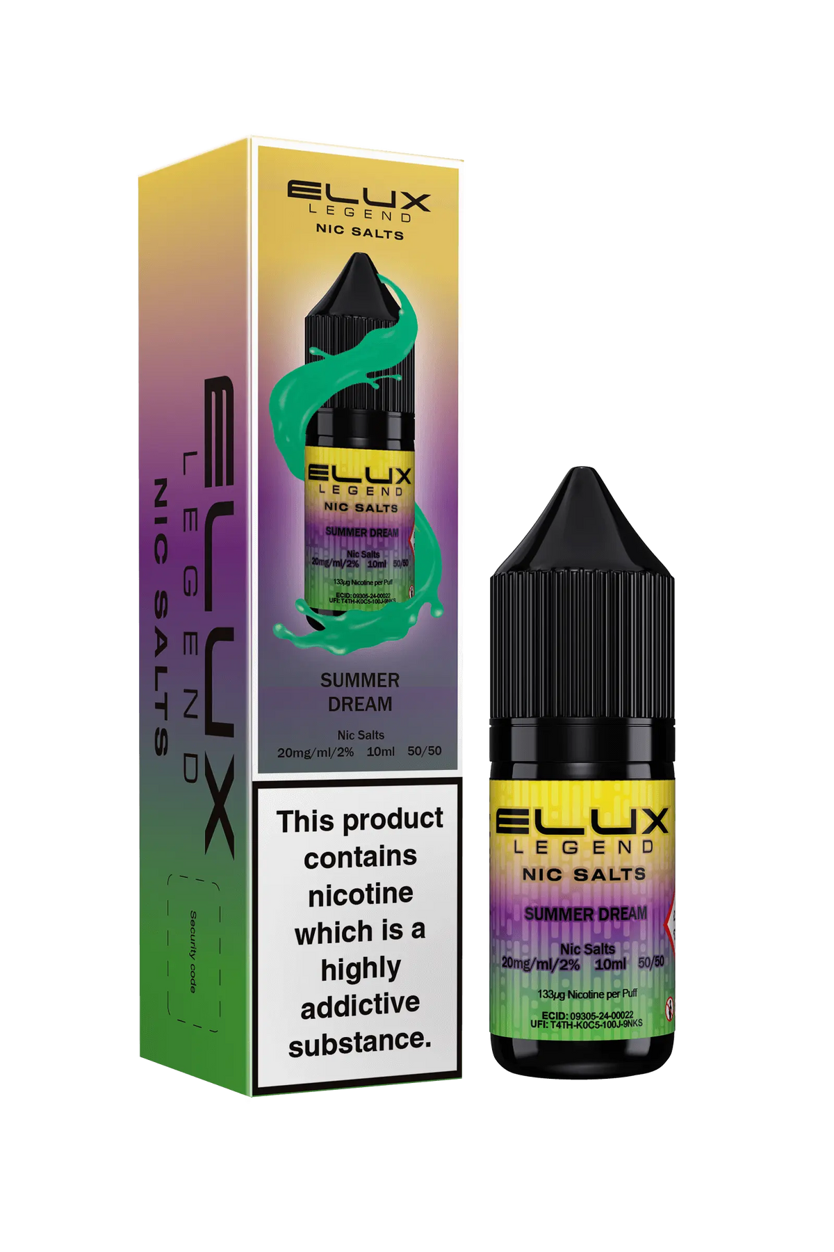Elux Legend 10ml Nic Salt | only £3.99 | Cheapest Vape Shop in Uk