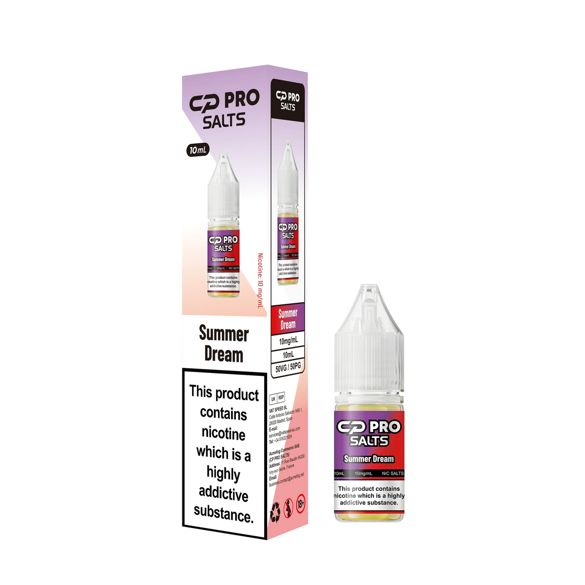 Crystal Pro CP Nic Salt E-Liquid - 10mg & 20mg | only £2.99 | Cheapest Vape Shop in Uk