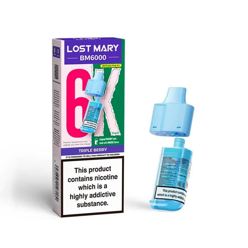 Lost Mary BM6000 Prefilled Vape Pods - Box of 10 | only £52 | Cheapest Vape Shop in Uk