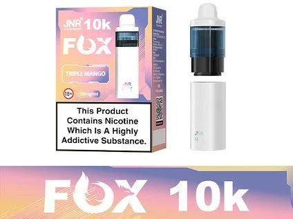 JNR Fox 10K Prefilled Pod Vape Kit | only £9.99 | Cheapest Vape Shop in Uk
