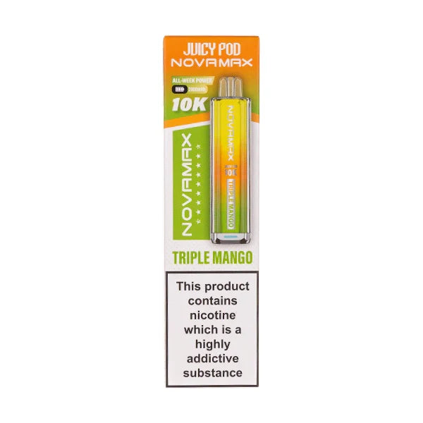 Juicy Pod Novamax 10K Prefilled Pod Vape Kit | Only £7.99 | Any 3 £23 | only £7.99 | Cheapest Vape Shop in Uk
