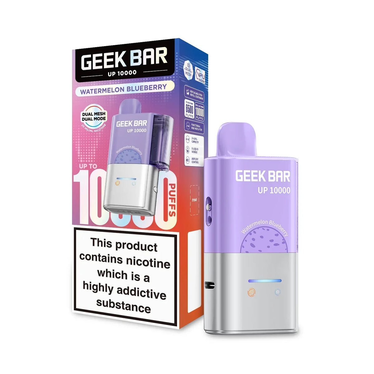 Geek Bar Up 10000 Prefilled Pod Kit | only £8.99 | Cheapest Vape Shop in Uk