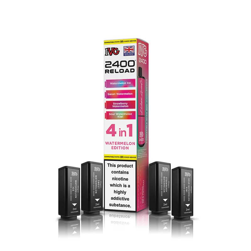 IVG 2400 Reload Prefilled Pods | Only £22.99 | Any 3 For £22.99 | only £8.99 | Cheapest Vape Shop in Uk