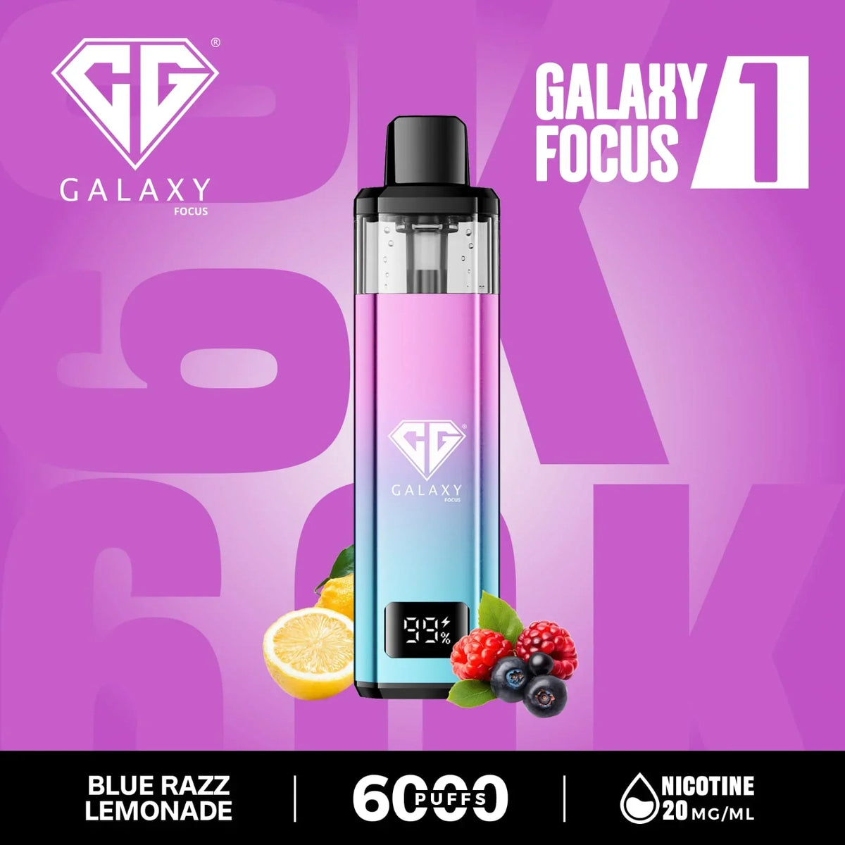 Galaxy Focus 1 6k Puffs Prefilled Pod Kit | only £9.99 | Cheapest Vape Shop in Uk