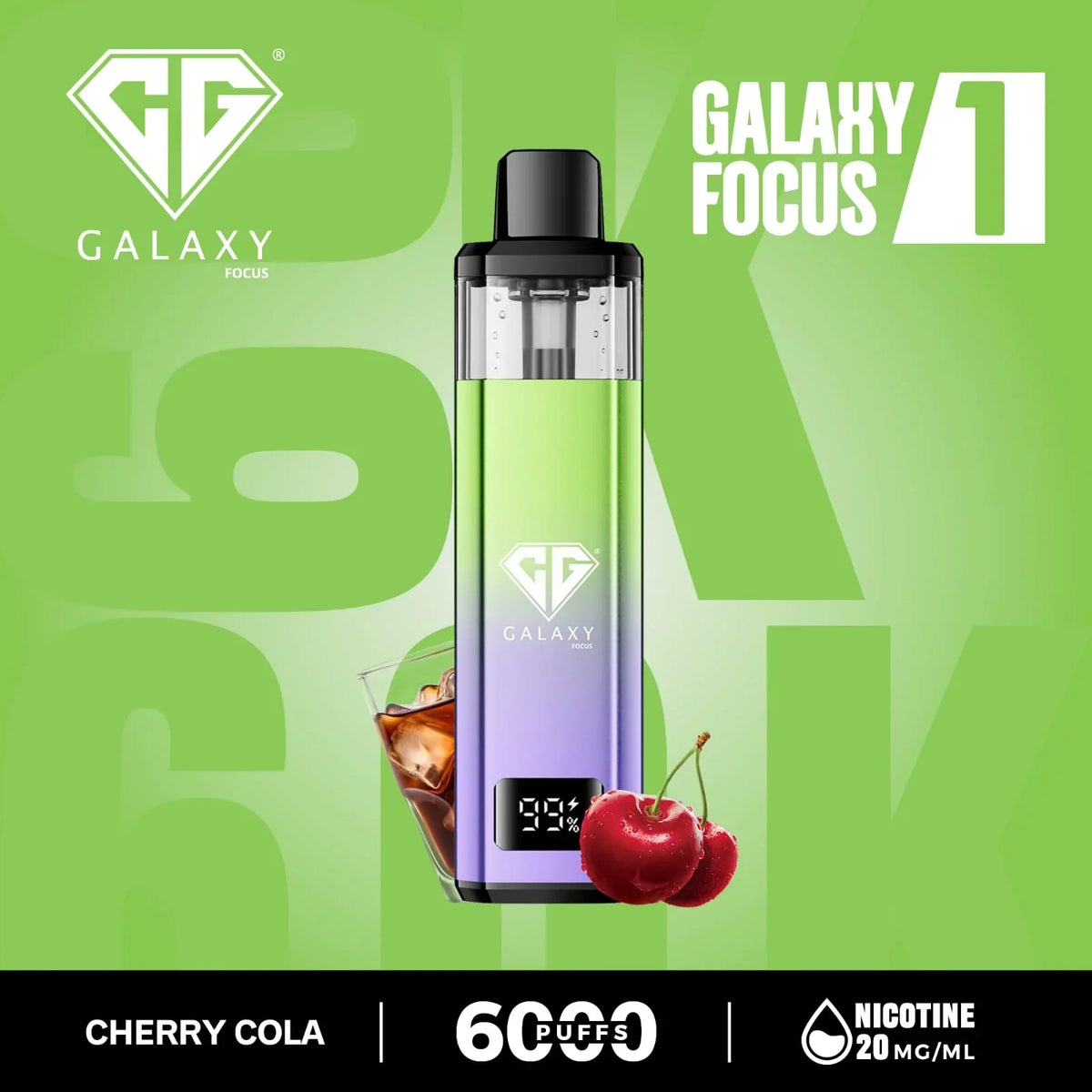 Galaxy Focus 1 6k Puffs Prefilled Pod Kit | only £9.99 | Cheapest Vape Shop in Uk