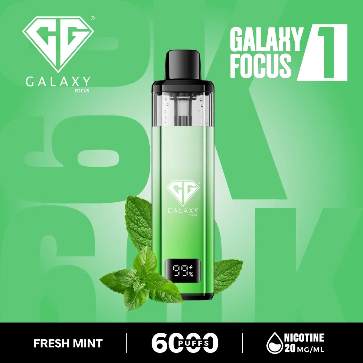 Galaxy Focus 1 6k Puffs Prefilled Pod Kit | only £9.99 | Cheapest Vape Shop in Uk
