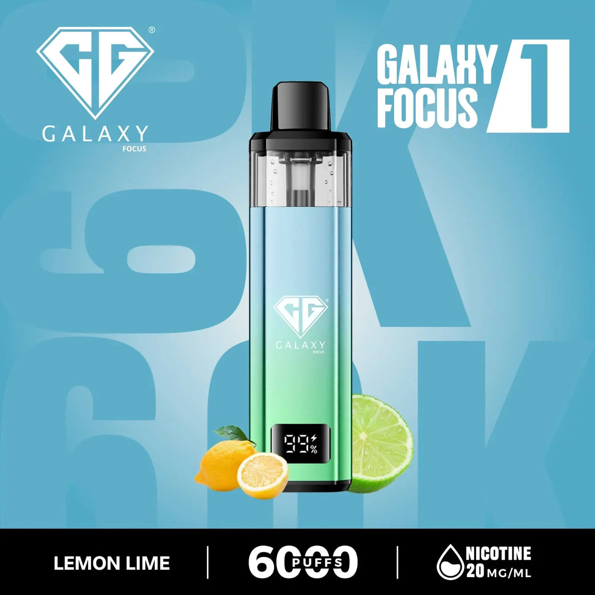 Galaxy Focus 1 6k Puffs Prefilled Pod Kit | only £9.99 | Cheapest Vape Shop in Uk