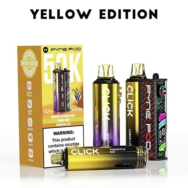 Pyne Pod Click 50K Prefilled Vape | TPD | only £12.99 | Cheapest Vape Shop in Uk