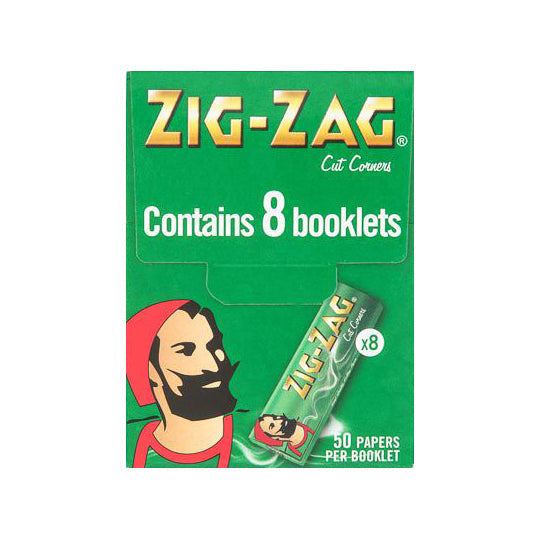 Zig Zag Green 8 Paper | only £1.07 | Cheapest Vape Shop in Uk