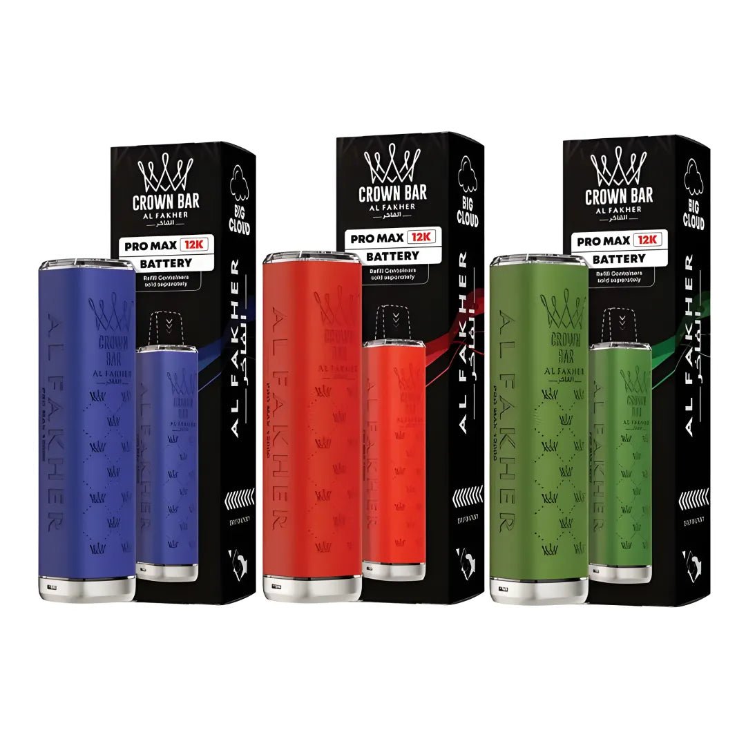 Al Fakher Crown Bar Pro Max 12000 Puffs Vape Kit | Up to 12000 Puffs| only £6.99 | Cheapest Vape Shop in Uk