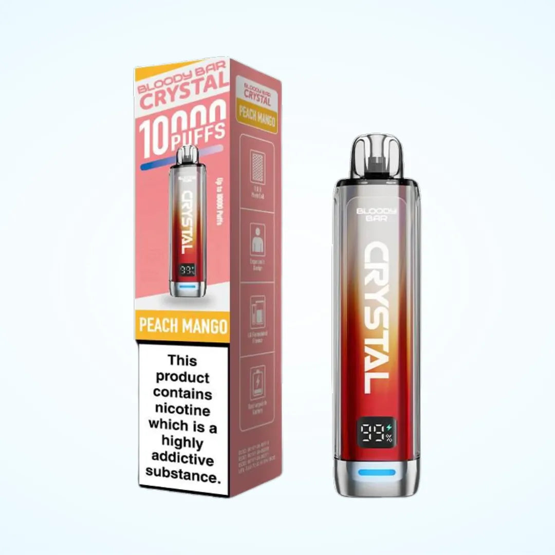 Bloody Bar Crystal 10000 Puffs Prefilled Pod Vape Kit | Up to 10000 Puffs| only £9.99 | Cheapest Vape Shop in Uk