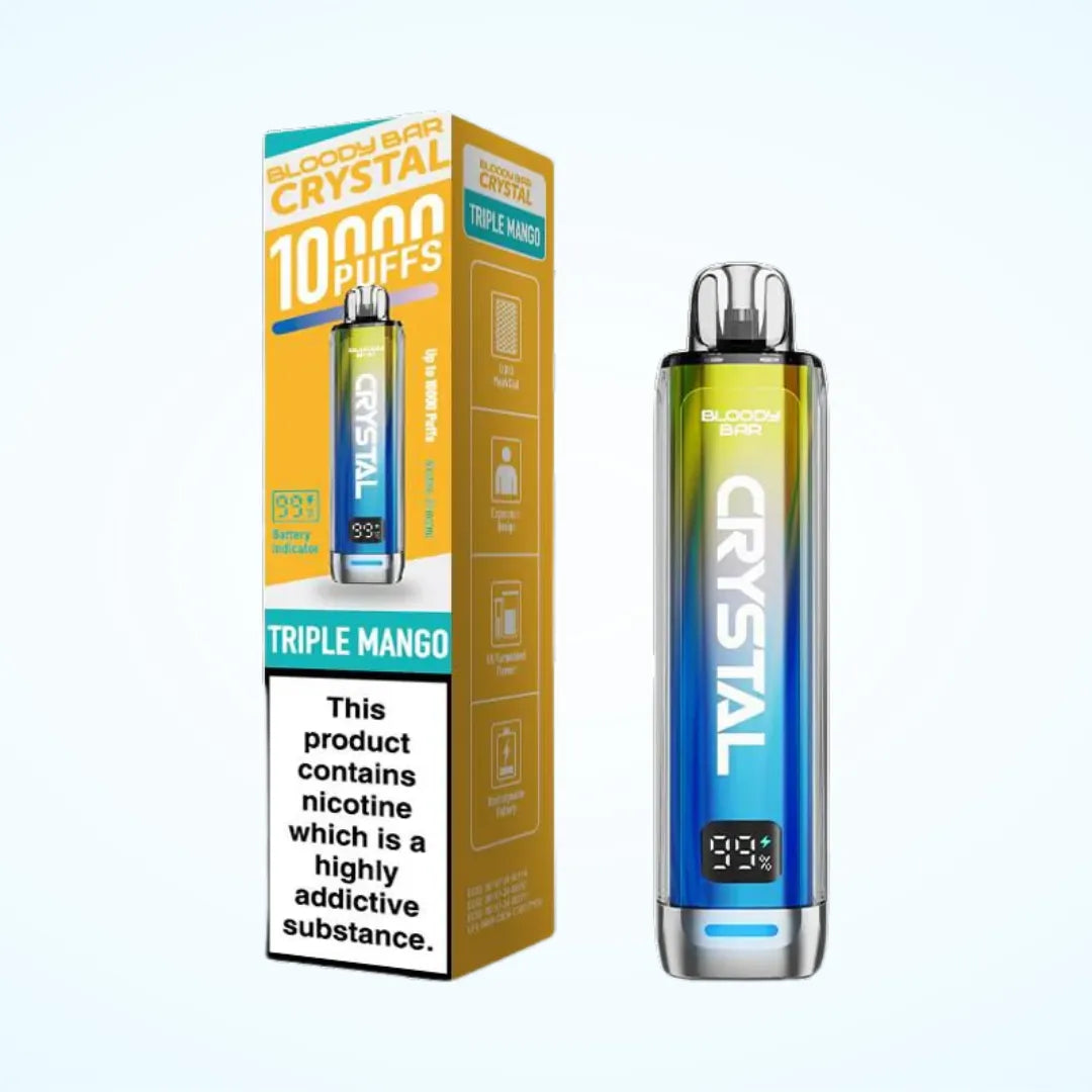 Bloody Bar Crystal 10000 Puffs Prefilled Pod Vape Kit | Up to 10000 Puffs| only £9.99 | Cheapest Vape Shop in Uk