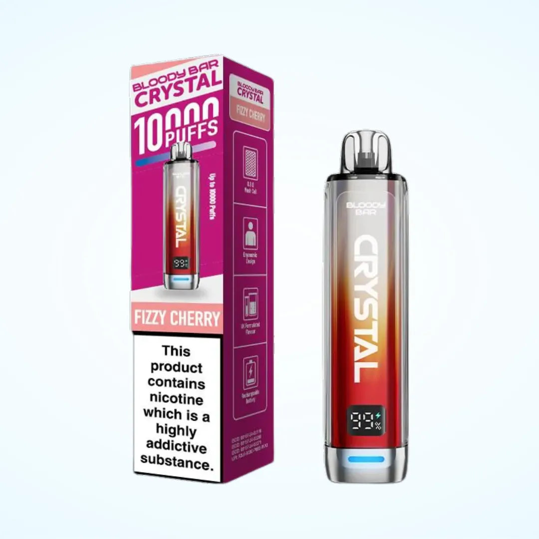 Bloody Bar Crystal 10000 Puffs Prefilled Pod Vape Kit | Up to 10000 Puffs| only £9.99 | Cheapest Vape Shop in Uk