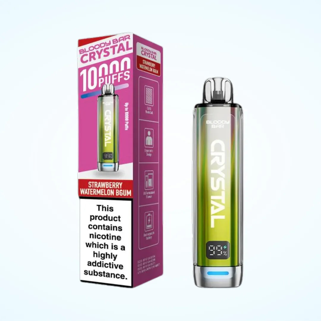 Bloody Bar Crystal 10000 Puffs Prefilled Pod Vape Kit | Up to 10000 Puffs| only £9.99 | Cheapest Vape Shop in Uk