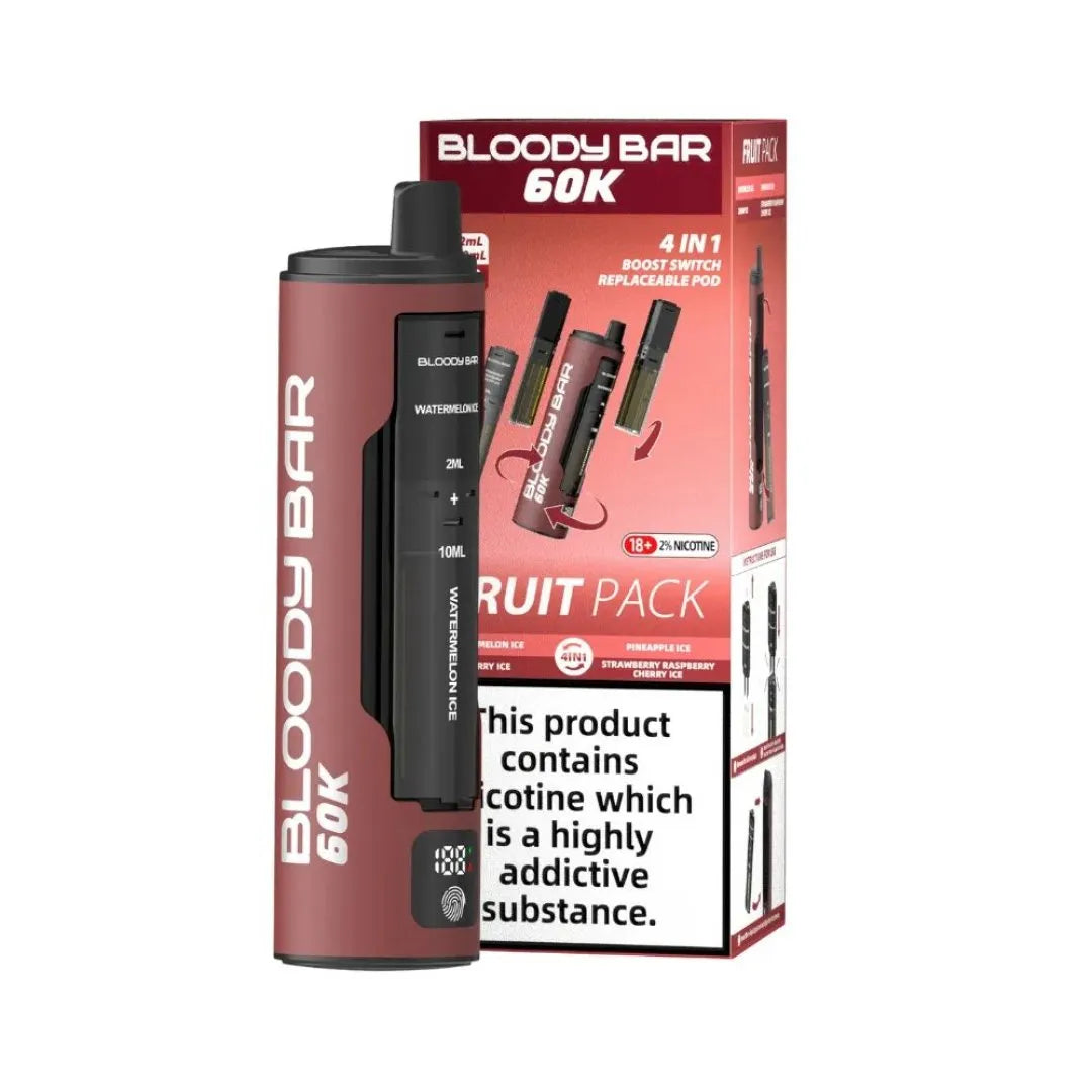 Bloody Bar 60K Puffs Prefilled Pod Kit-Box of 5 | only £51.99 | Cheapest Vape Shop in Uk