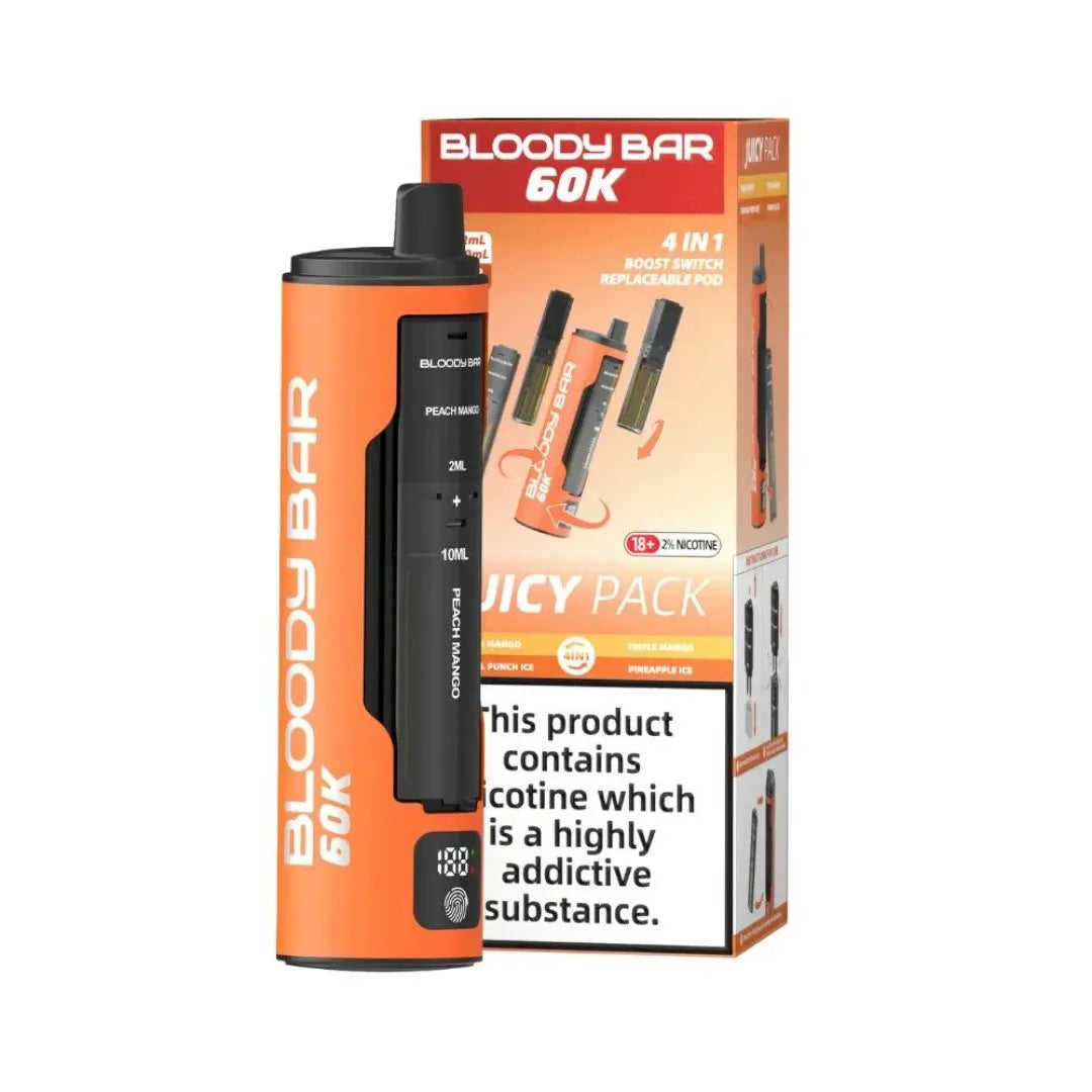 Bloody Bar 60K Puffs Prefilled Pod Kit-Box of 5 | only £51.99 | Cheapest Vape Shop in Uk