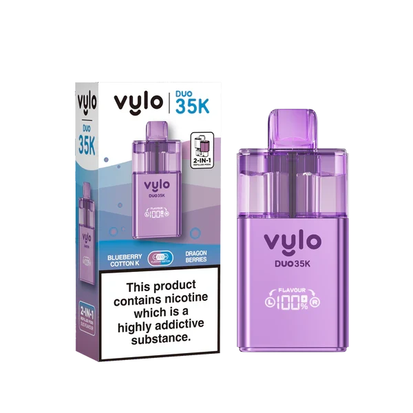 Vylo Duo 35k Prefilled 2 in 1 Pod Kit - Box of 5 | only £50 | Cheapest Vape Shop in Uk