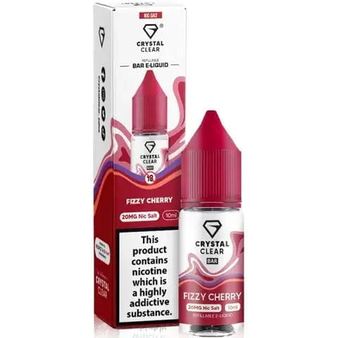 Crystal Clear Bar Salts Nic Salt E-Liquid – All Flavours 10ml (10mg / 20mg) | only £3.99 | Cheapest Vape Shop in Uk