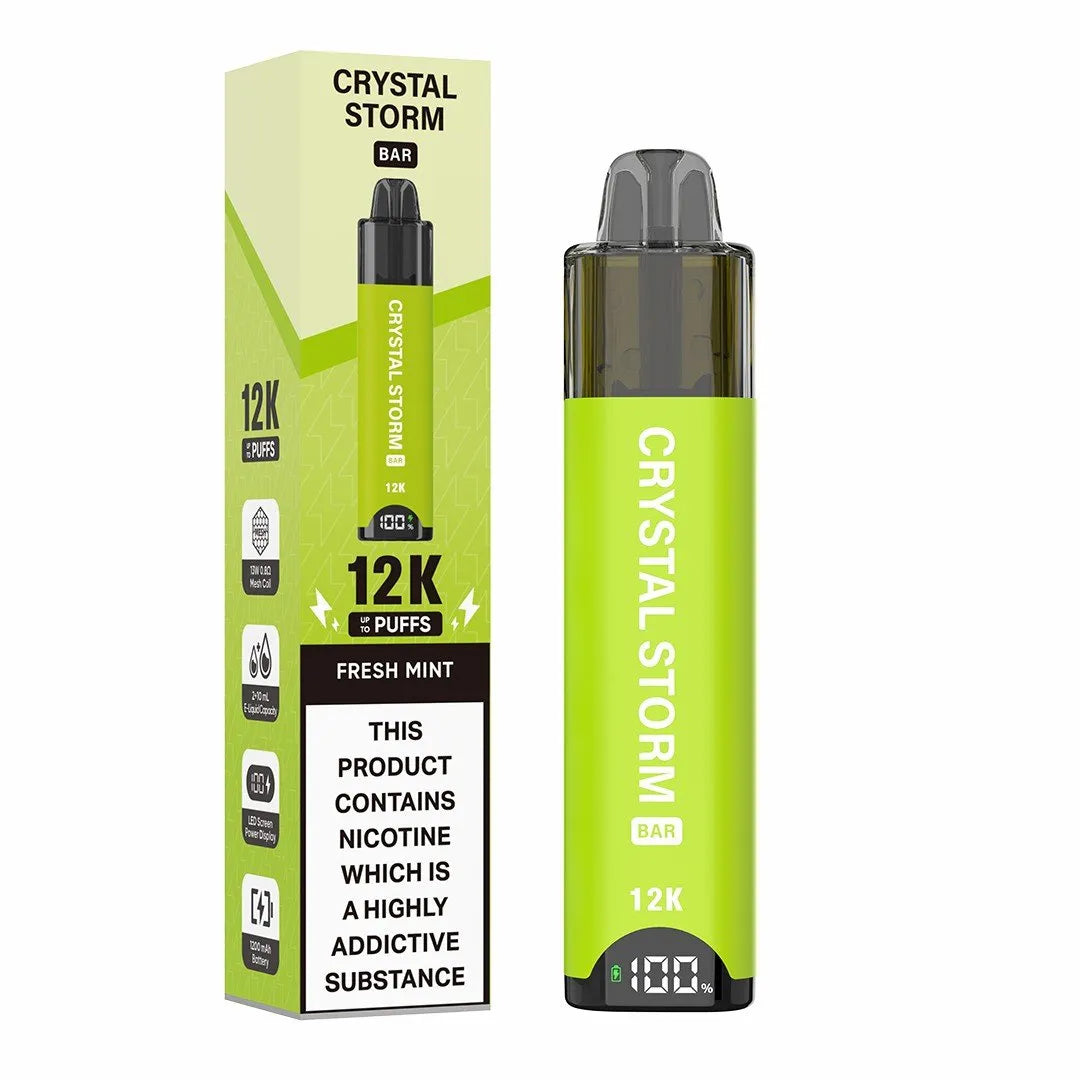 Crystal Storm 12K Puffs Prefilled Pod Kit | Up to 12000 Puffs| Only £10.99 || Cheapest Vape Shop in Uk