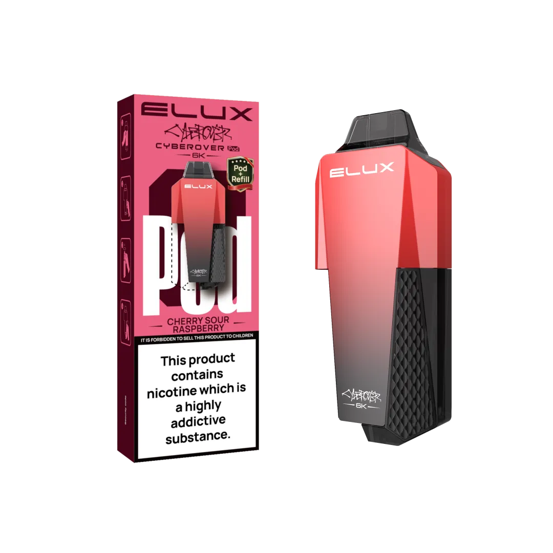 Elux Cyberover 6000 Prefilled Pods | Only £6.99 | Any 3 For £18.99 | only £6.99 | Cheapest Vape Shop in Uk