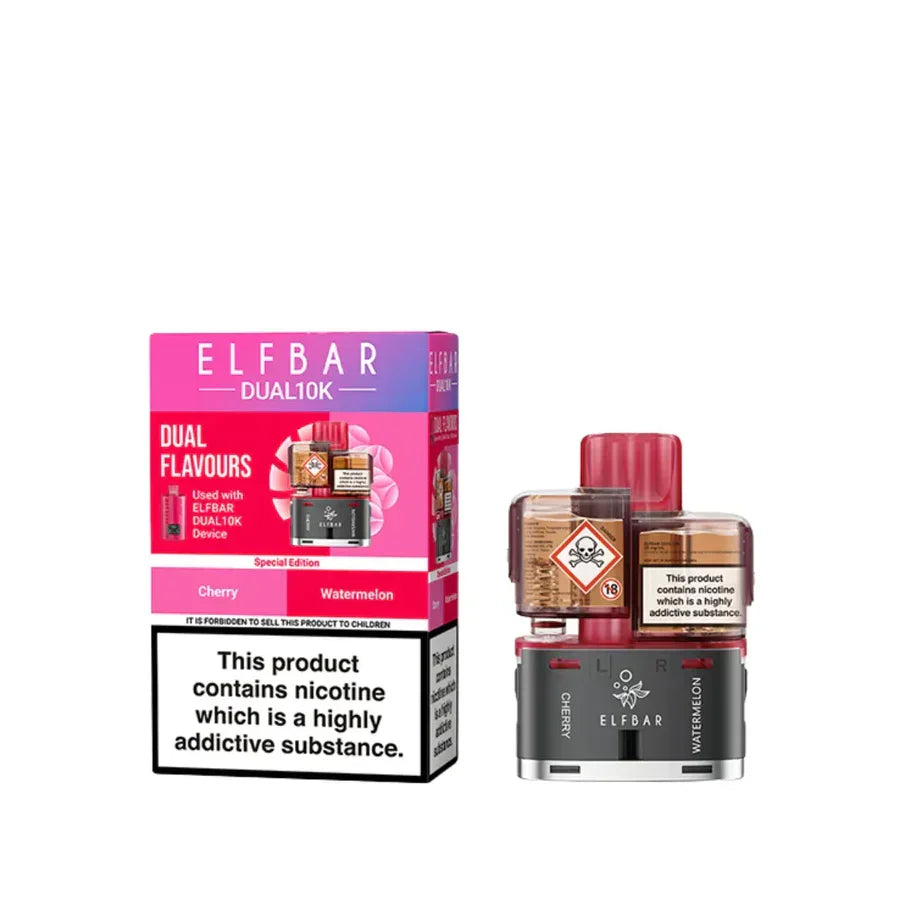 Elf Bar Dual 10K Refill Pods | Only £7.99 | Any 3 For £29.99 | only £7.99 | Cheapest Vape Shop in Uk