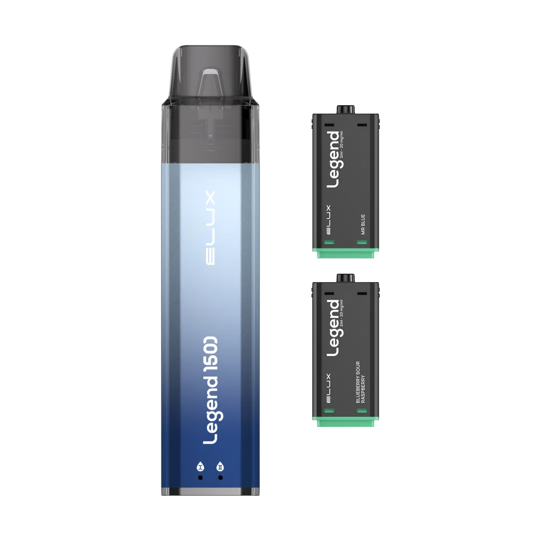 Elux Legend 1500 Puffs Prefilled Pod Kit | Only £10.99 | BUY 1 KIT GET 1 POD| Cheapest Vape Shop in Uk