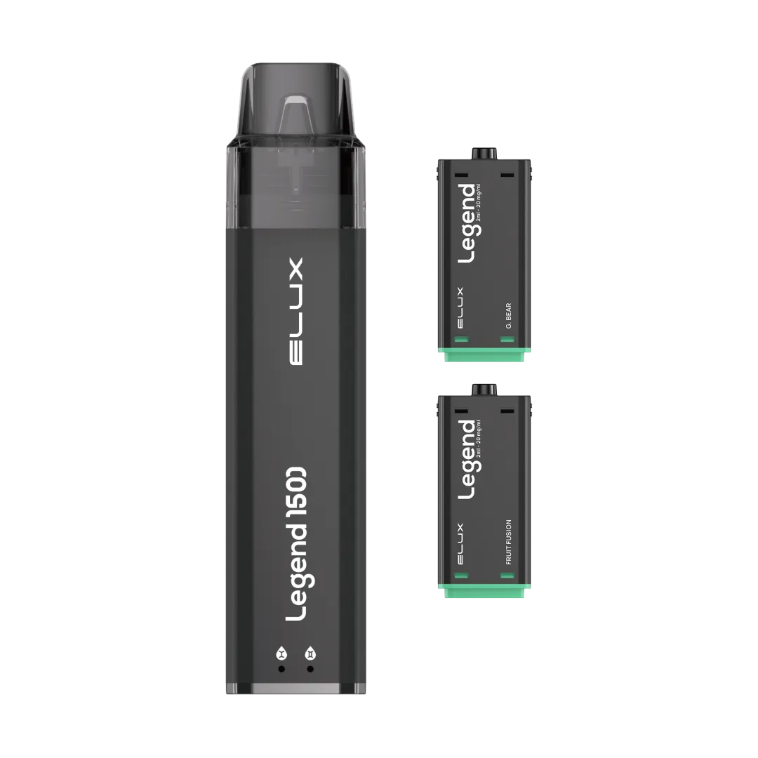 Elux Legend 1500 Puffs Prefilled Pod Kit | Only £10.99 | BUY 1 KIT GET 1 POD| Cheapest Vape Shop in Uk