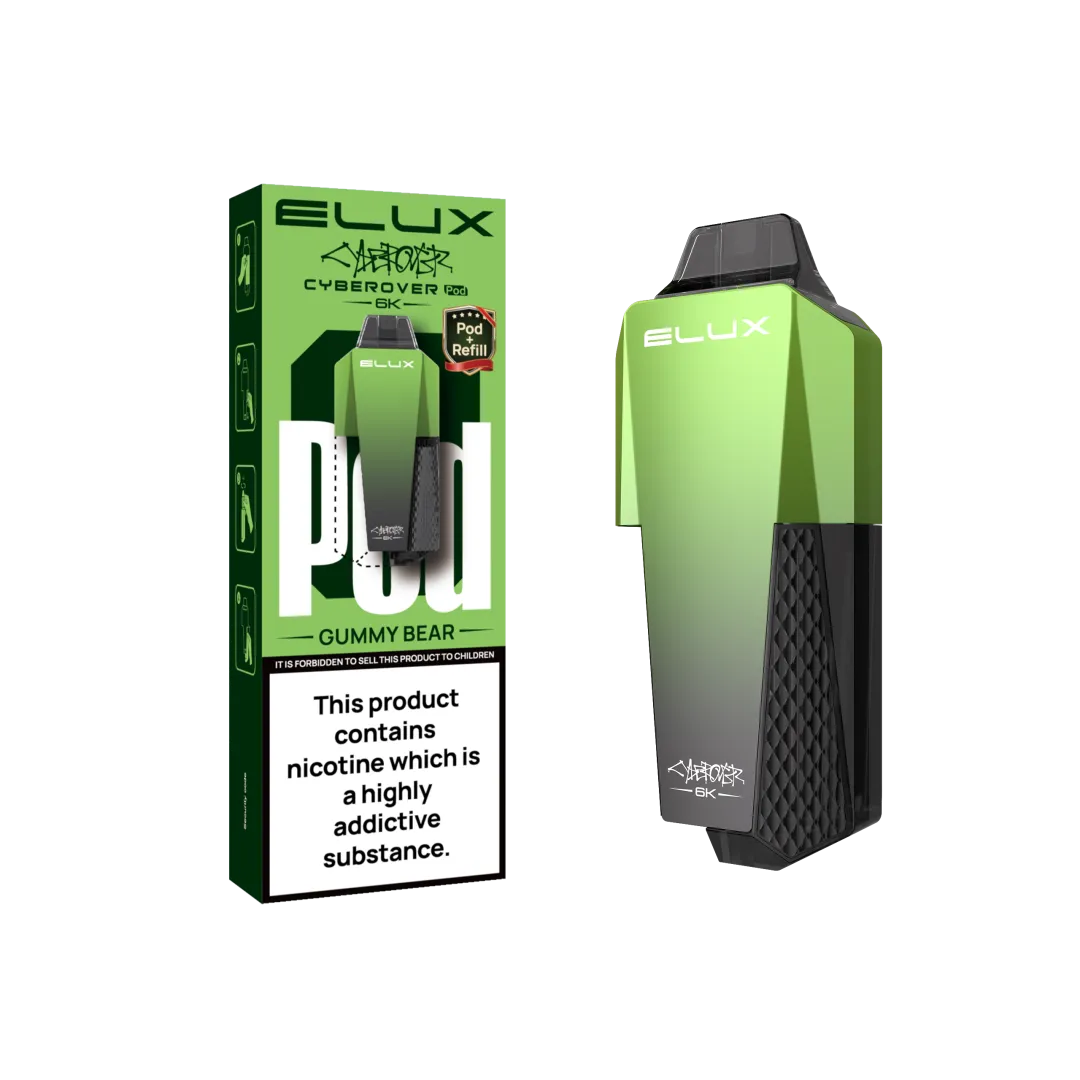Elux Cyberover 6000 Prefilled Pods | Only £6.99 | Any 3 For £18.99 | only £6.99 | Cheapest Vape Shop in Uk