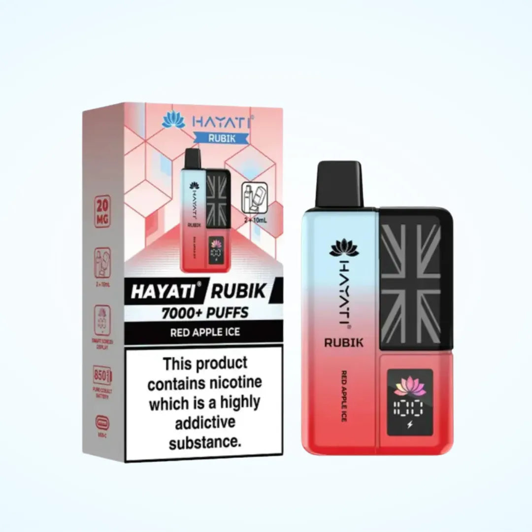 Hayati Rubik 7000 Puffs Prefilled Vape Kit | Up to 7000 Puffs| only £11.99 | Cheapest Vape Shop in Uk