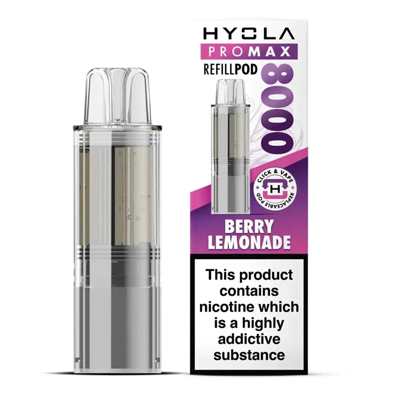Hyola Pro Max 8000 Prefilled Pods-Box of 5 | only £26.99 | Cheapest Vape Shop in Uk