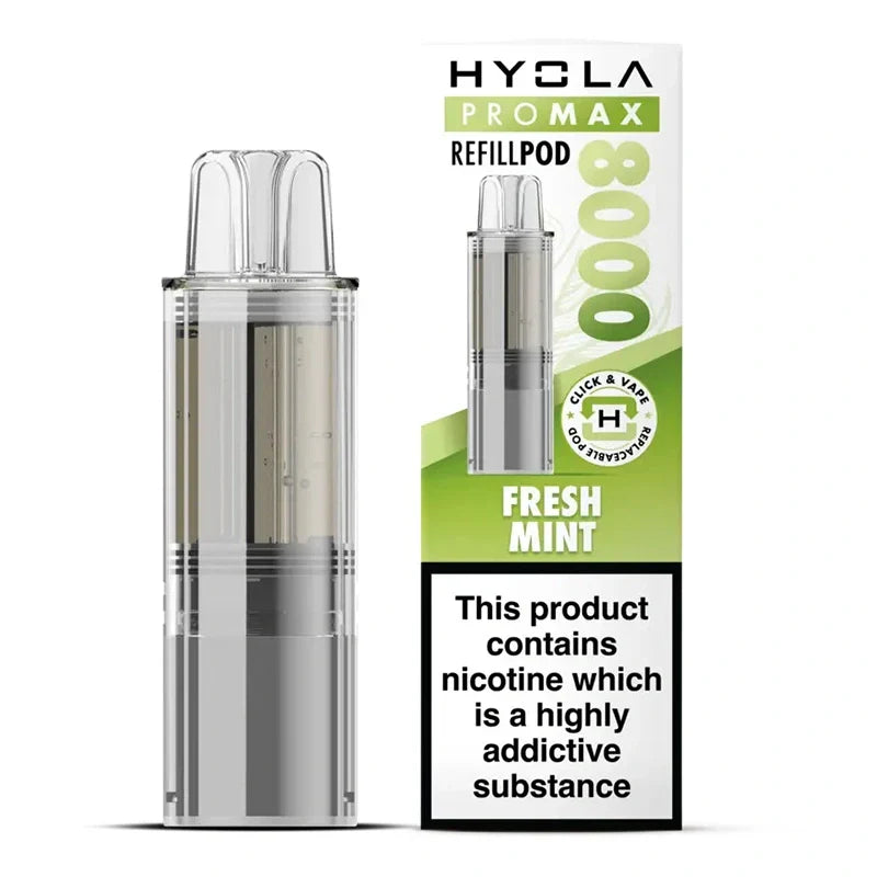 Hyola Pro Max 8000 Prefilled Pods | Only £6.25 | Any 3 For £15.50 | only £6.25 | Cheapest Vape Shop in Uk