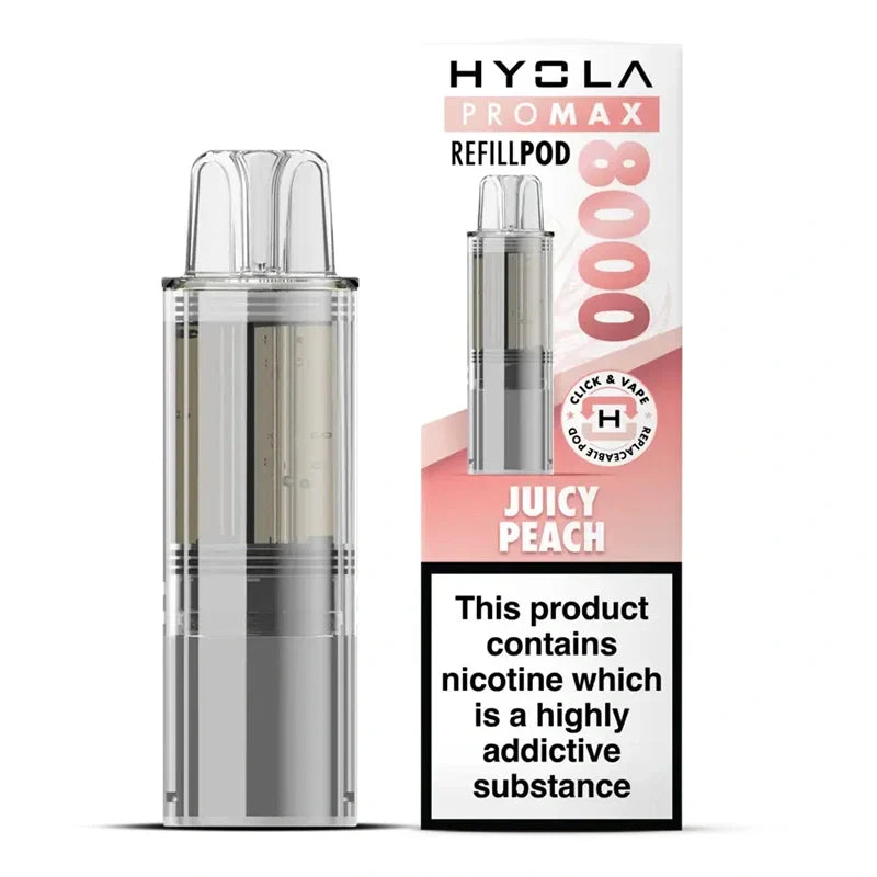 Hyola Pro Max 8000 Prefilled Pods-Box of 5 | only £26.99 | Cheapest Vape Shop in Uk
