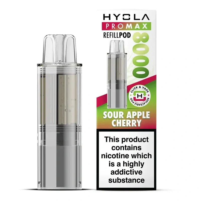 Hyola Pro Max 8000 Prefilled Pods-Box of 5 | only £26.99 | Cheapest Vape Shop in Uk