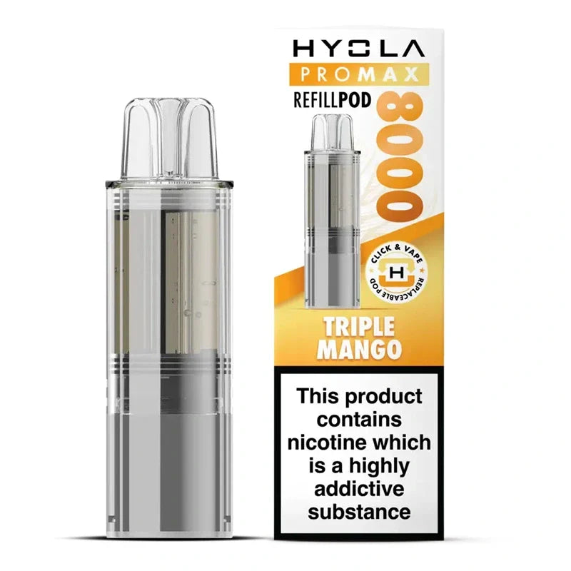 Hyola Pro Max 8000 Prefilled Pods | Only £6.25 | Any 3 For £15.50 | only £6.25 | Cheapest Vape Shop in Uk