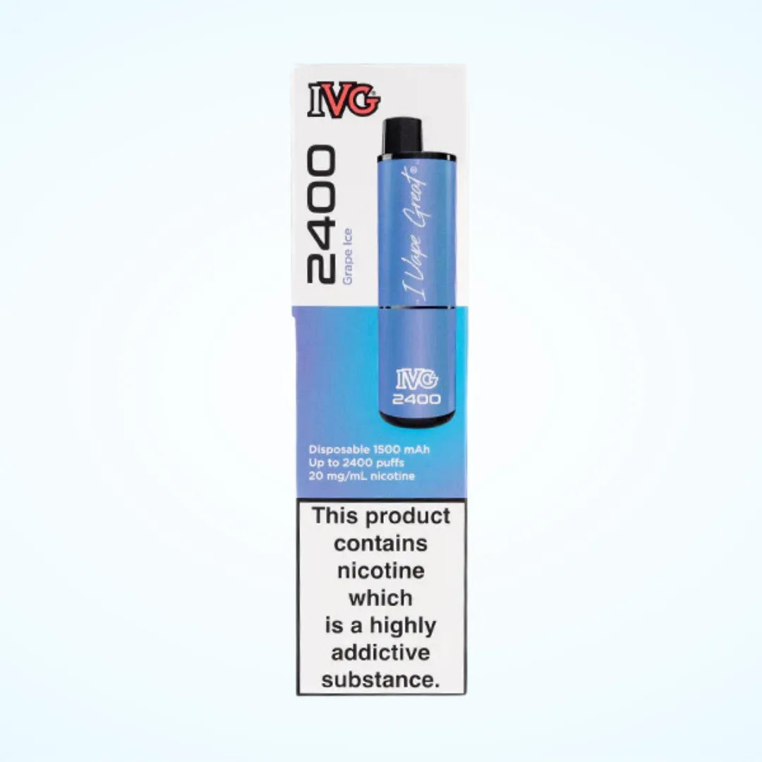 IVG 2400 Puffs Rechargeable Pod Vape Kit | Up to 2400 Puffs| only £6.99 | Cheapest Vape Shop in Uk