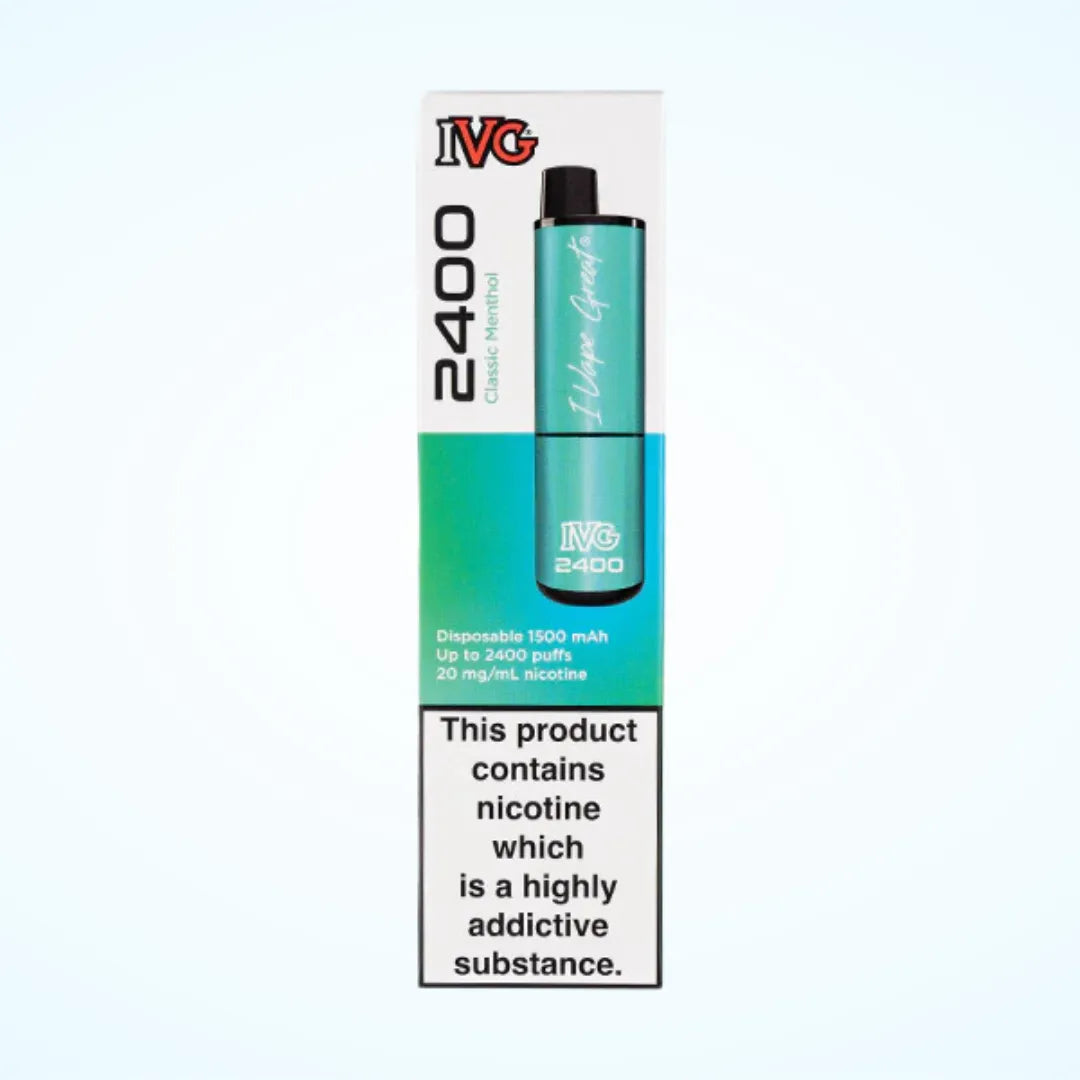 IVG 2400 Puffs Rechargeable Pod Vape Kit | Up to 2400 Puffs| only £6.99 | Cheapest Vape Shop in Uk