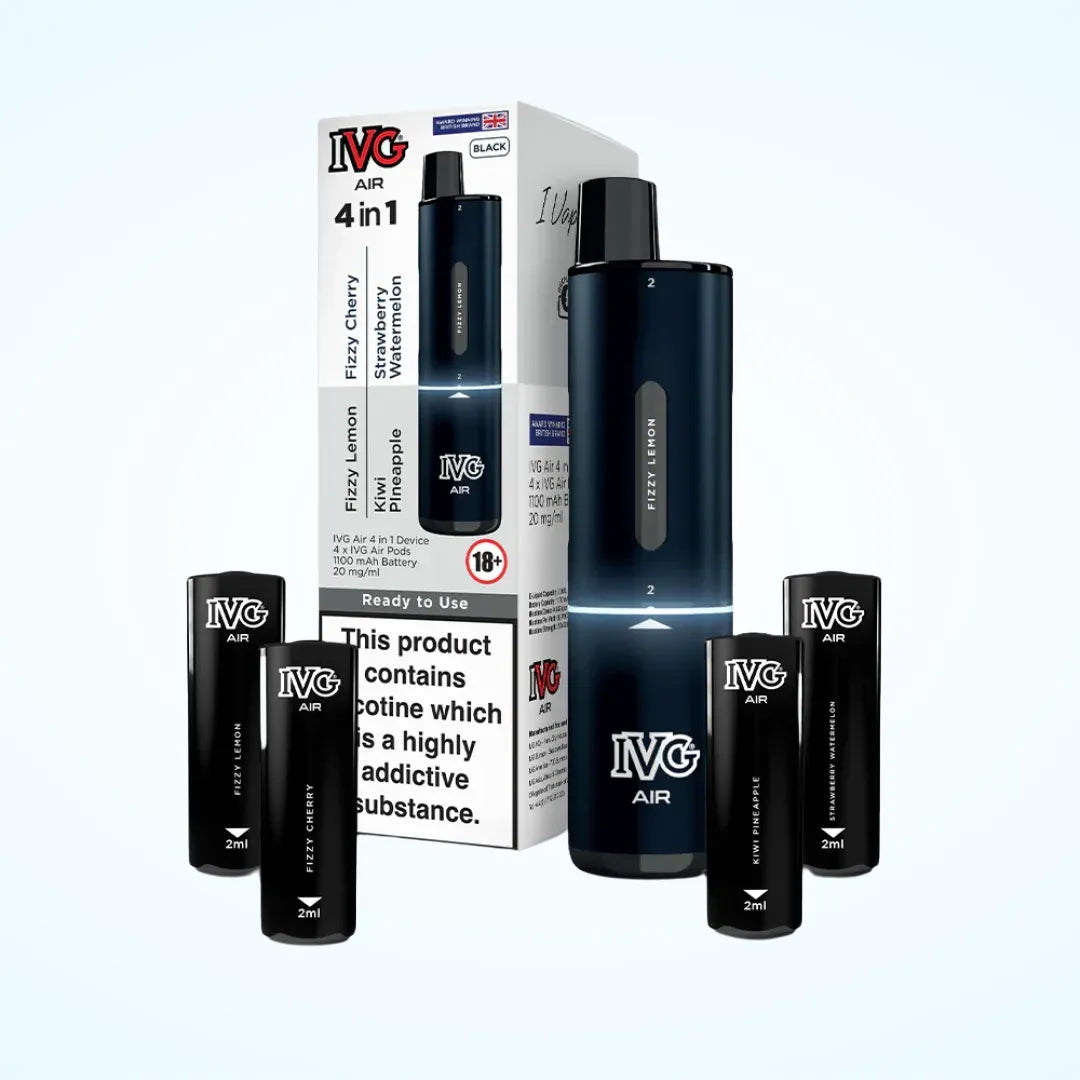 IVG Air 4-in-1 2400 Puffs Prefilled Pod Kit | Up to 2400 Puffs | only £6.99 | Cheapest Vape Shop in Uk