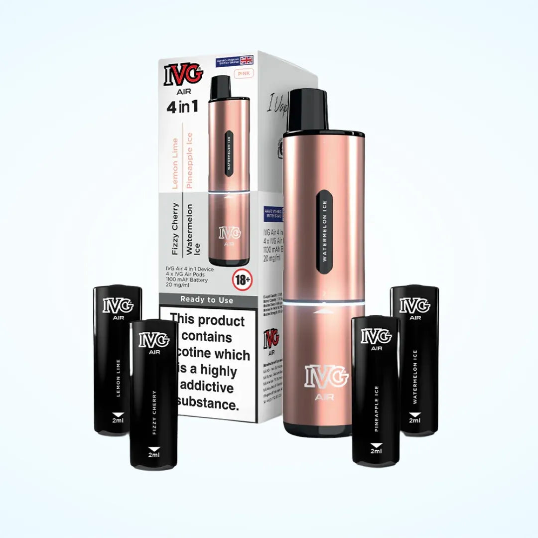 IVG Air 4-in-1 2400 Puffs Prefilled Pod Kit | Up to 2400 Puffs | only £6.99 | Cheapest Vape Shop in Uk