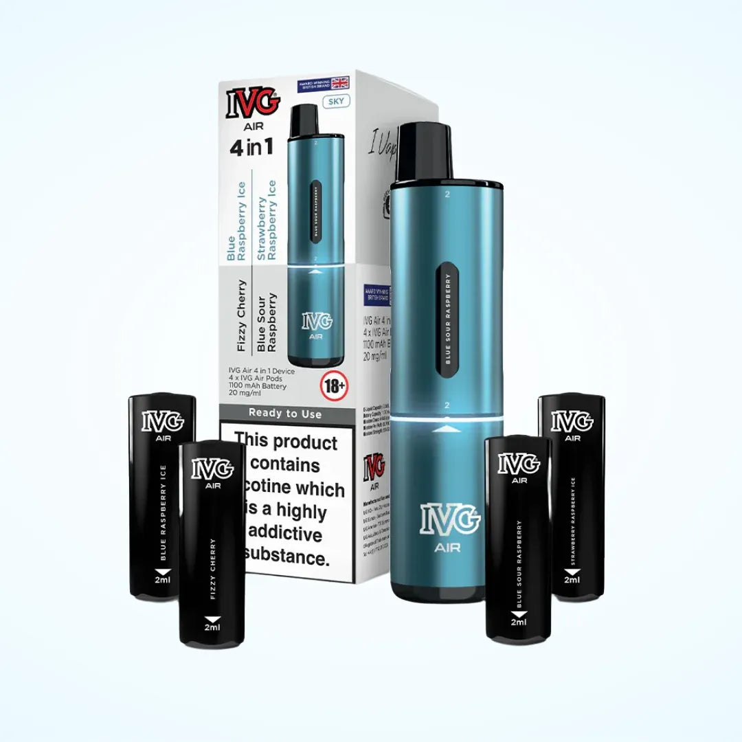 IVG Air 4-in-1 2400 Puffs Prefilled Pod Kit | Up to 2400 Puffs | only £6.99 | Cheapest Vape Shop in Uk