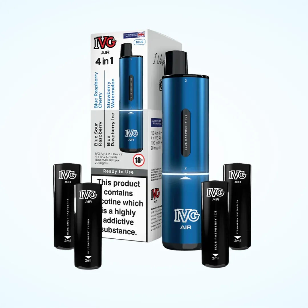 IVG Air 4-in-1 2400 Puffs Prefilled Pod Kit | Up to 2400 Puffs | only £6.99 | Cheapest Vape Shop in Uk