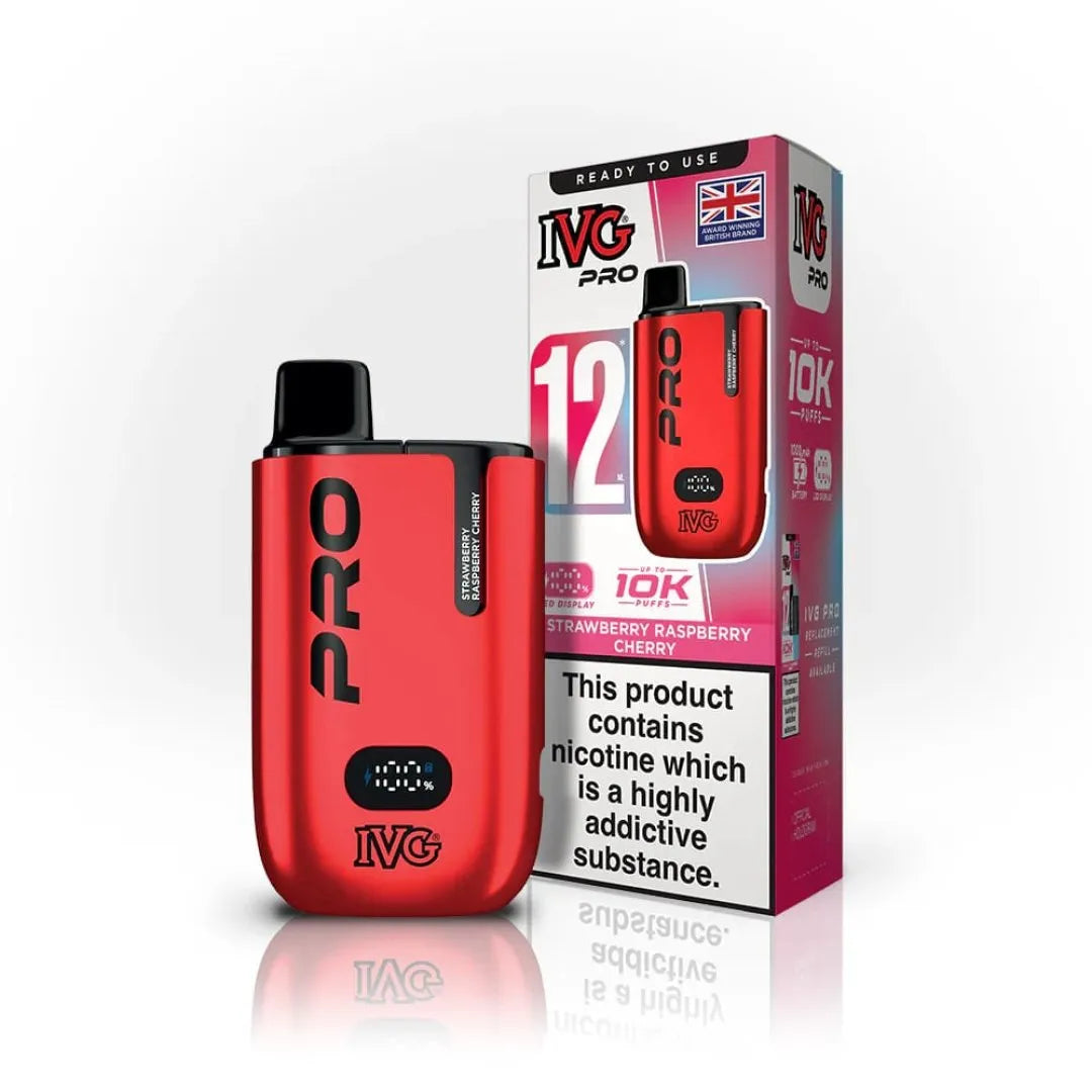 IVG Pro 12 10K Puffs Starter Kit 0mg (Zero Nicotine) | Up to 10000 Puffs| only £9.99 | Cheapest Vape Shop in Uk